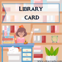 Library Card July 2021 and Friendly Fill-ins