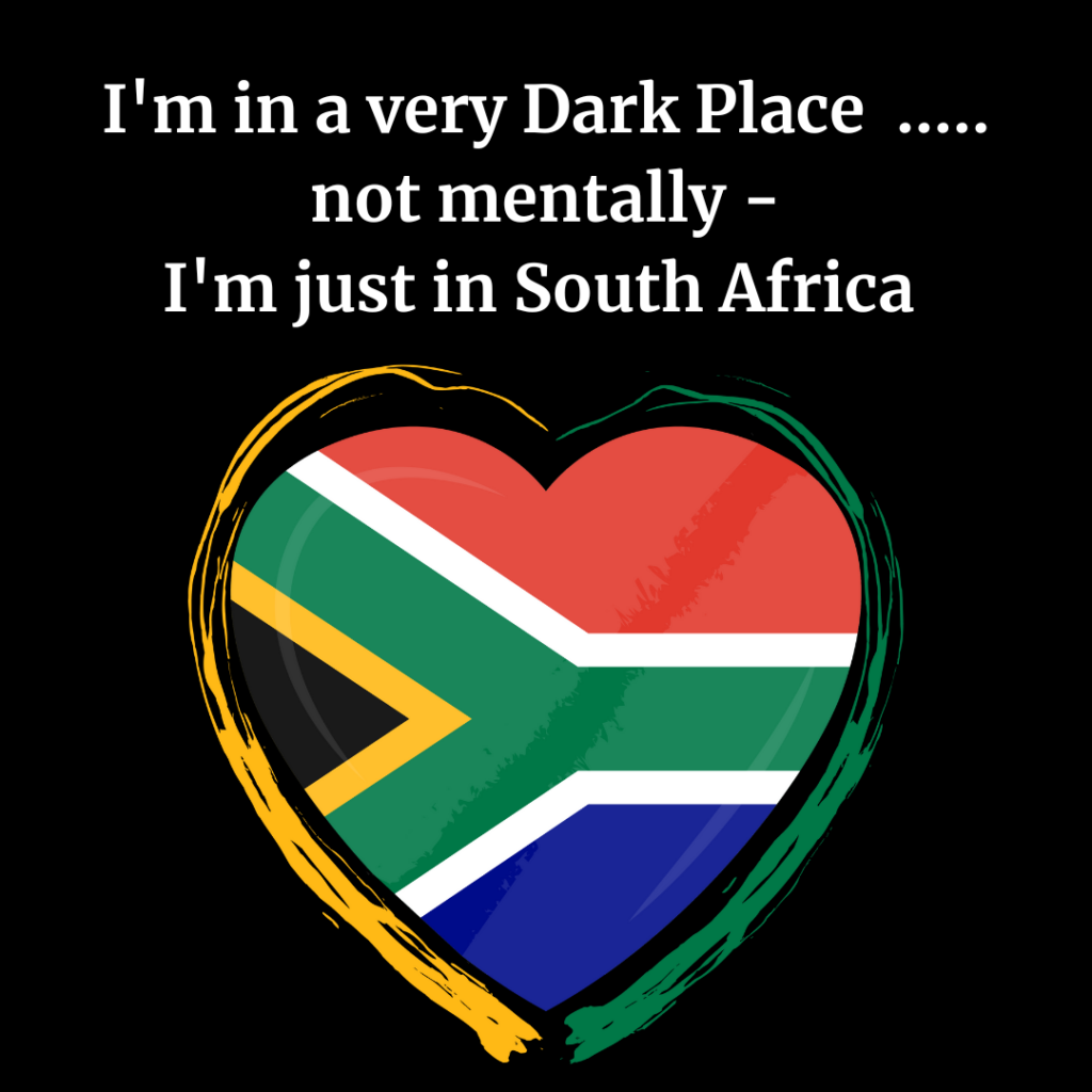 south african flag not colored